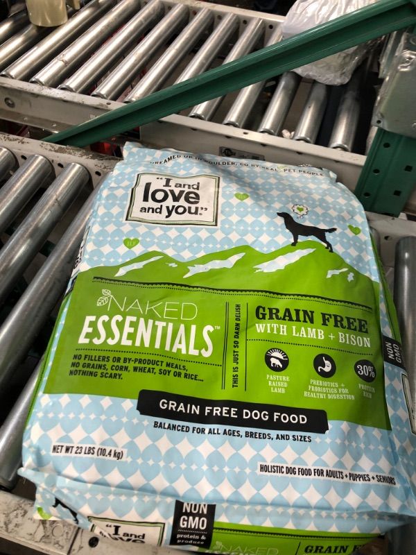 Photo 2 of "I and love and you" Naked Essentials Lamb & Bison Grain Free Dry Dog Food, 23 LB Lamb and Bison 23 Pound
