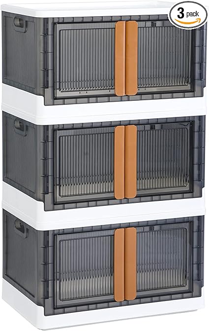 Photo 1 of **STOCK PHOTO FOR REFERENCE AND GENERAL POST **
ZIIHOME STORAGE BIN THREE TIER STORAGE BOX WITH DOOR