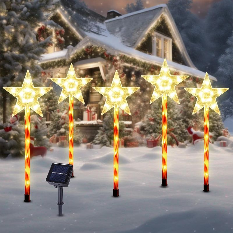 Photo 1 of *** STOCK IMAGE FOR REFERENCE ONLY *** BRIGHTDEC Solar Christmas Pathway Lights