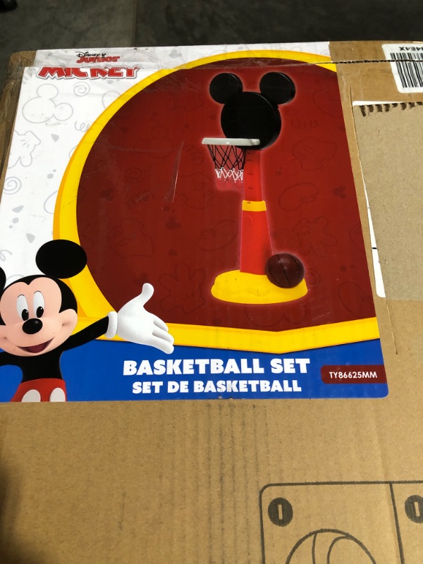 Photo 3 of **MISSING PARTS SEE NOTES**
Delta Children - Disney Mickey Mouse Plastic Basketball Set - Red/Black