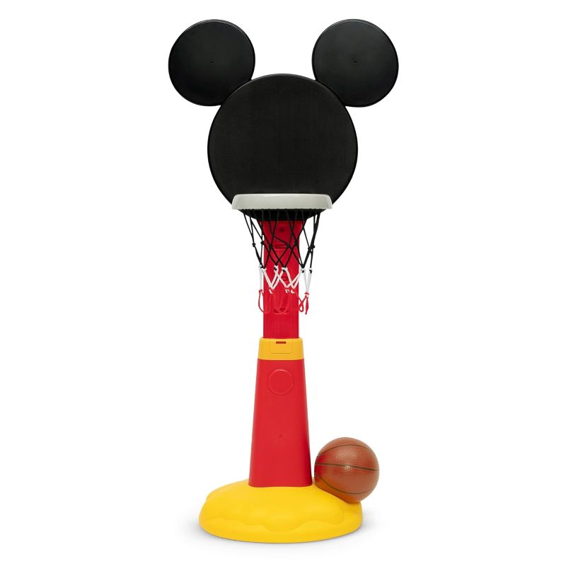 Photo 1 of **MISSING PARTS SEE NOTES**
Delta Children - Disney Mickey Mouse Plastic Basketball Set - Red/Black