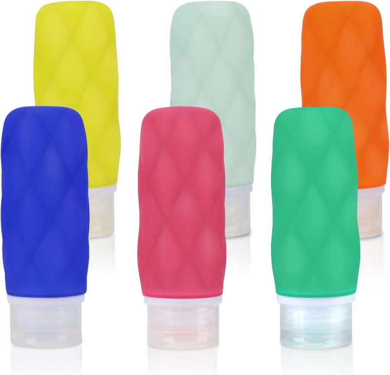 Photo 1 of *** NONREFUNDABLE *** FANERFUN Silicone Travel Bottles, 3oz (2 pack)