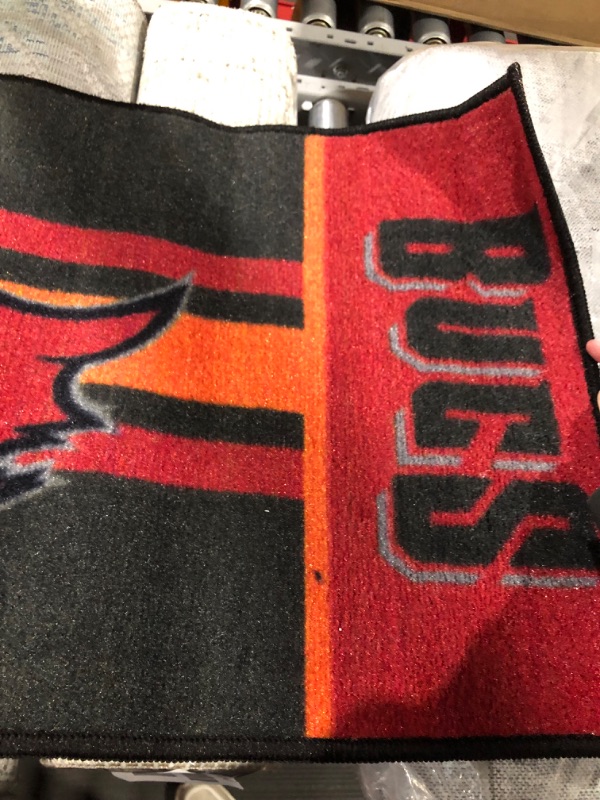 Photo 3 of Fanmats Tampa Bay Buccaneers Uniform Inspired Starter Rug Team Colors