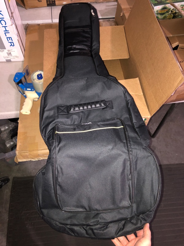 Photo 2 of (READ FULL POST) 41 Inch Padded Acoustic Guitar Backpack Water-Resistant Thick Gig Bag Soft Cover Black Electric Guitar Gear Bag Kids Guitar Travel Case Dual Adjustable Shoulder Strap Bag with Zipper
