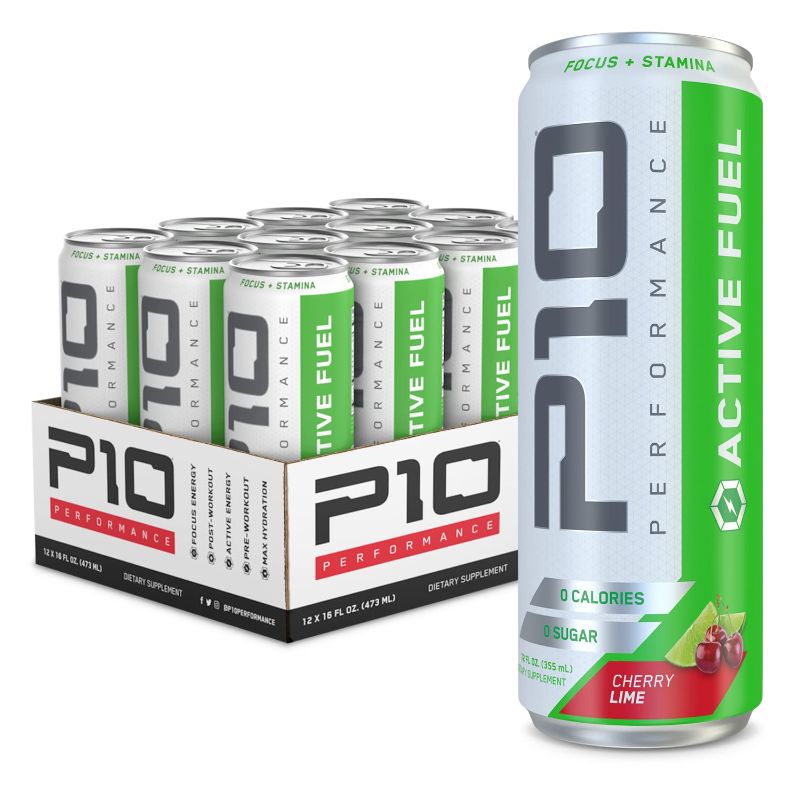 Photo 1 of *** NONREFUNDABLE *** P10 Performance Lean Body Drink - 12-Pack, Berry Blast, 12oz Cans - Energy & Metabolism Support- 200mg of Caffeine