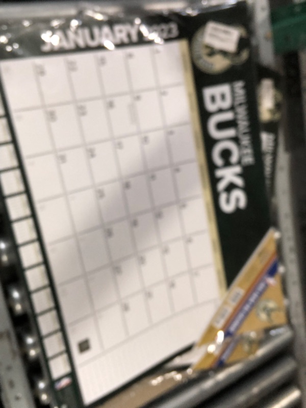 Photo 2 of Milwaukee Bucks 2023 22X17 Desk Calendar (23998061581)