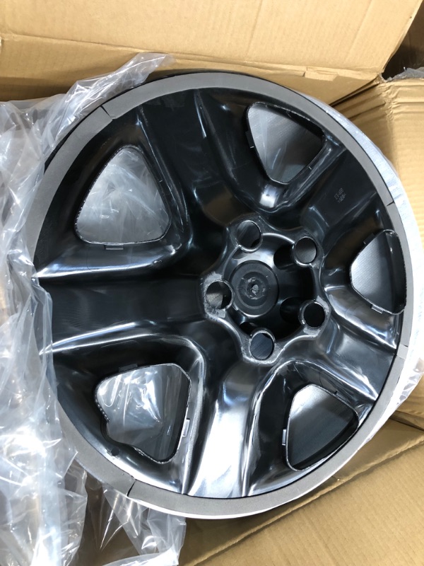 Photo 3 of ***USED - LIKELY MISSING PARTS - UNABLE TO VERIFY FUNCTIONALITY***
ECOTRIC Black 17" Wheel Skins Hub Caps Full Rim Covers Compatible with 2006-2012 Toyota RAV4