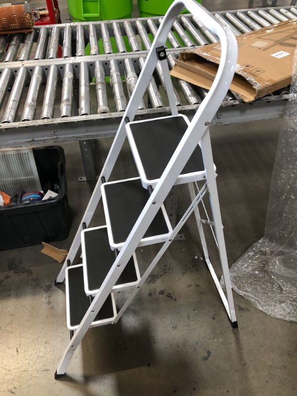 Photo 4 of HBTower Step Ladder 4 Step Folding Ladder 330 lbs Capacity