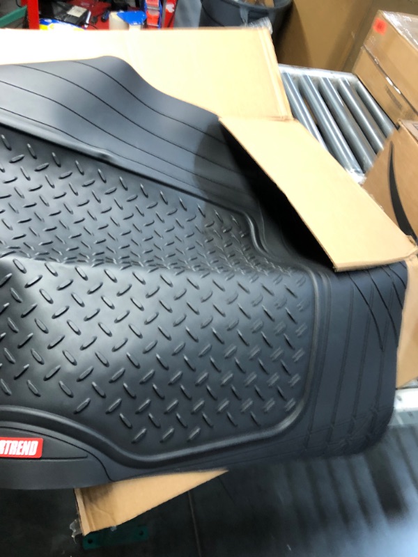 Photo 3 of Motor Trend Heavy Duty Utility Cargo Liner Floor Mats for Car Truck SUV Black