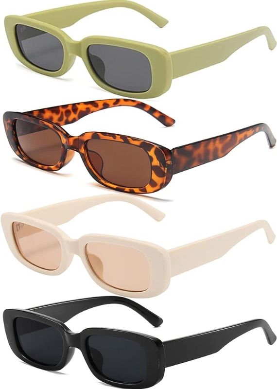 Photo 1 of ***NON-REFUNDABLE PACK OF 2***
Small Rectangle Sunglasses Women Trendy Square Sunglasses 