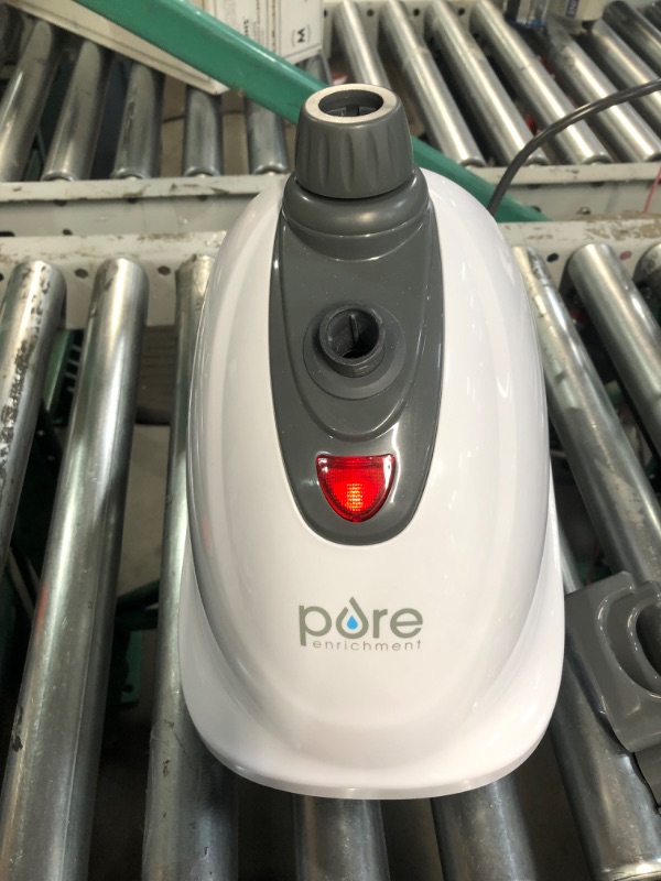 Photo 1 of *TURNS ON*
Pure Enrichment® PureSteam™ XL Standing Steamer with Garment Hanger 