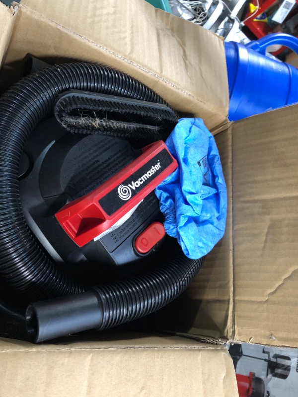 Photo 2 of Vacmaster Red Edition VOM205P 1101 Portable Wet Dry Shop Vacuum 2.5 Gallon 2 Peak HP 1-1/4 inch Hose