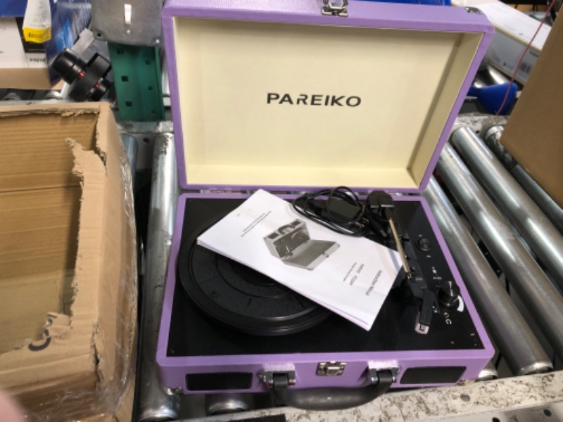 Photo 1 of SIMILAR TO STOCK PHOTO** PURPLE**
Retro Record Player 