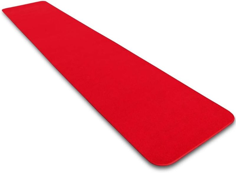 Photo 1 of ** STOCK PHOTO REFERENCE **
House, Home and More Red Carpet Aisle Runner - 4 Feet x 10 Feet