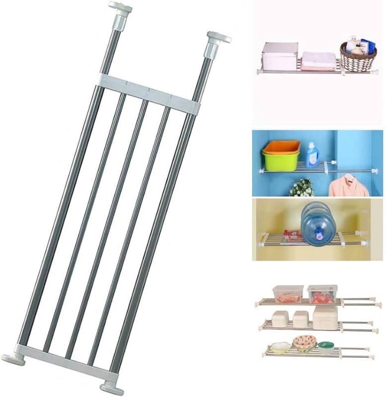 Photo 1 of ***STOCK PHOTO REFERENCE ***
Expandable Closet Tension Shelf Rod Organizer