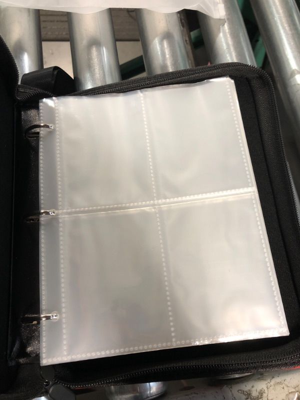 Photo 3 of ***NON-REFUNDABLE PACK OF 2 ***
Trading Card Binder 4-Pockets, 400 Pockets Card Holder with 50 Removable Sleeves