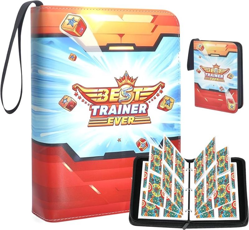 Photo 1 of ***NON-REFUNDABLE PACK OF 2 ***
Trading Card Binder 4-Pockets, 400 Pockets Card Holder with 50 Removable Sleeves