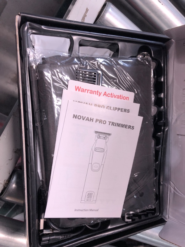 Photo 2 of Novah® Professional Hair Clippers for Men, Professional Barber Clippers and Trimmer Set