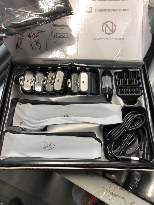 Photo 3 of Novah® Professional Hair Clippers for Men, Professional Barber Clippers and Trimmer Set