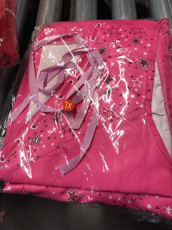 Photo 1 of Adult Child Costume Pink Dress Pink Flare Pant Halloween XL