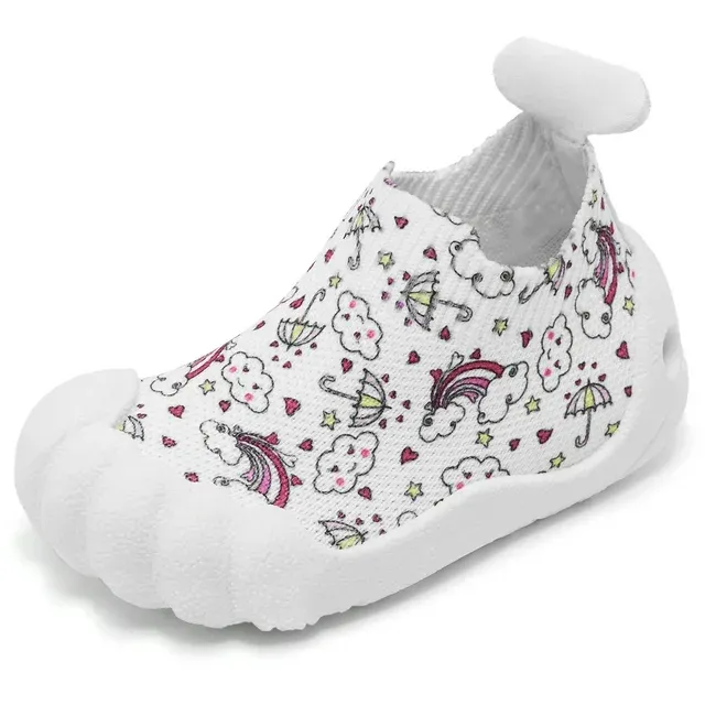 Photo 1 of Engtoy Toddler Sock Shoes Baby First Walking Shoes Boys Girls Slippers Kids Five Fingers Closed-Toe Slip On Sneaker