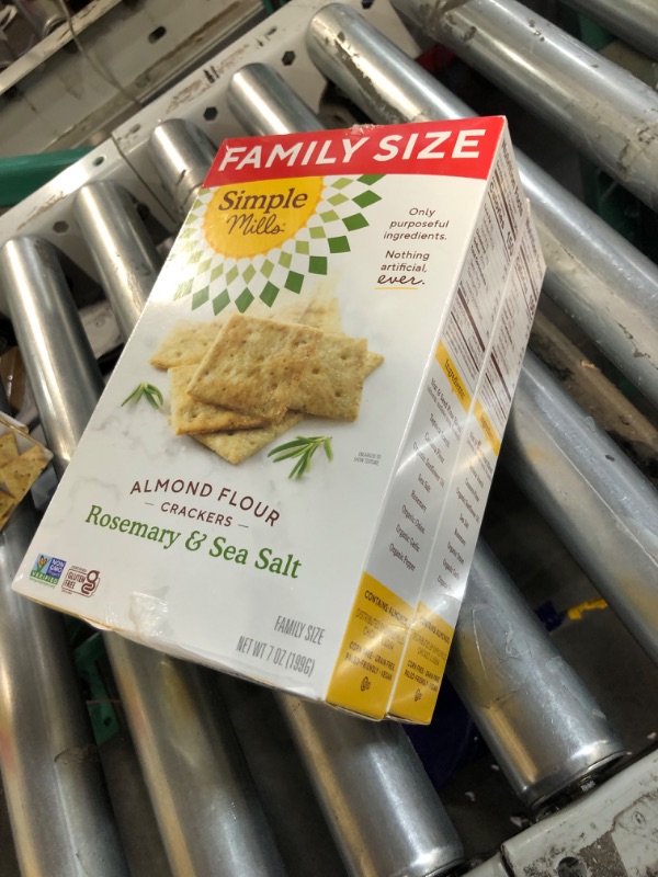 Photo 2 of 
NO REFUNDS*****Simple Mills Almond Flour Crackers, Family Size,