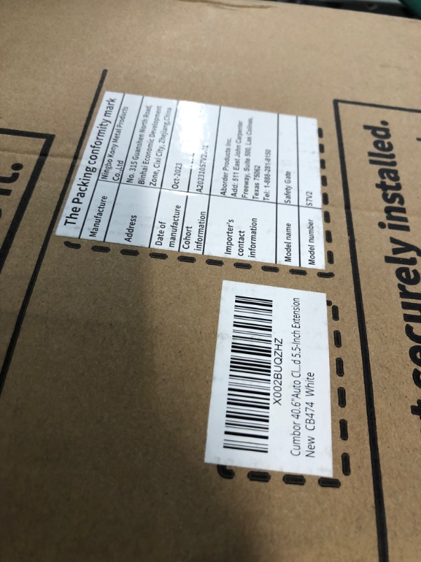 Photo 1 of Cumbor 29.7"-40.6" Baby Gate 