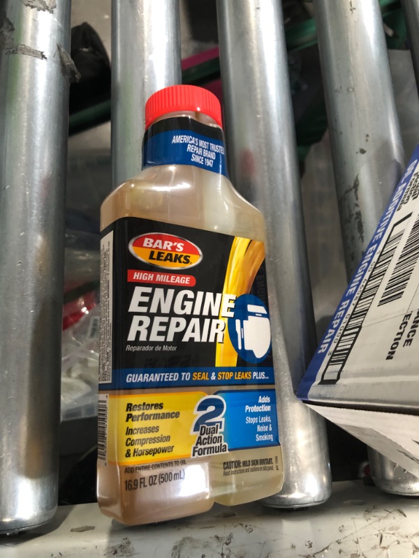 Photo 2 of MISSING 1*****Bar's Leaks High Mileage Engine Repair, 16.9 oz 1 Pack