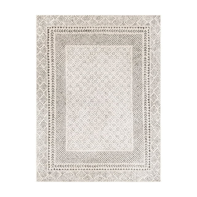 Photo 1 of *USED*Surya Bahar 9 x 12 Beige Indoor Border Farmhouse/Cottage Area Rug