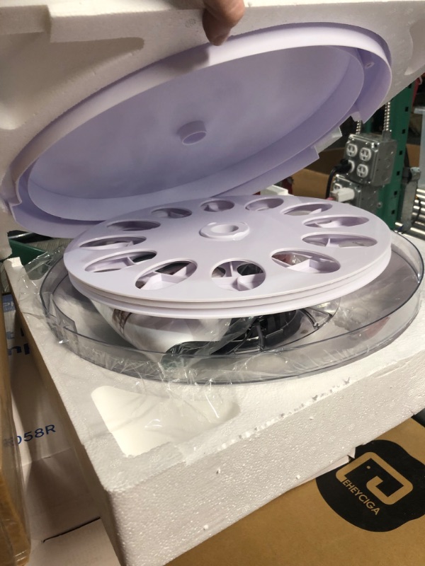 Photo 2 of MeeF Incubator Automatic 30 Eggs Hatching Incubator Intelligent Constant Temperature?can Hatch 30 Duck Eggs, Pigeon Eggs, Quail Eggs and 15 Goose Eggs?Fahrenheit Display?incubators for Hatching Eggs