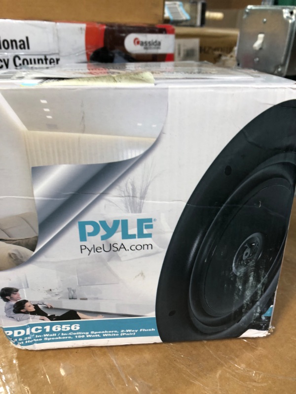 Photo 2 of Pyle Pro 5.25" In-Wall/In-Ceiling 150W 2-Way Stereo Speakers (Pair)