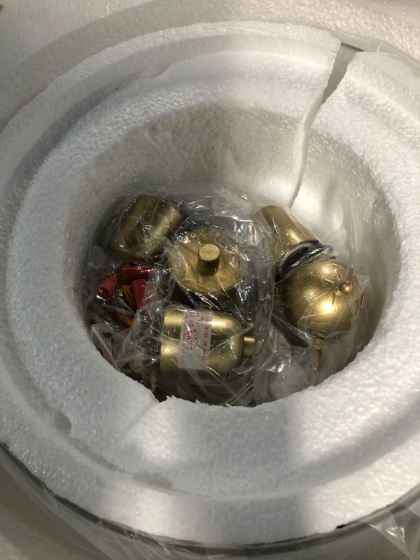 Photo 1 of WUZUPS Chandelier Rustic Farmhouse Industrial Round Ceiling Pendant LED