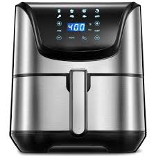 Photo 1 of (see images for damage) AICOOK 5.5L Air Fryer with Digital Display, Temperature Control