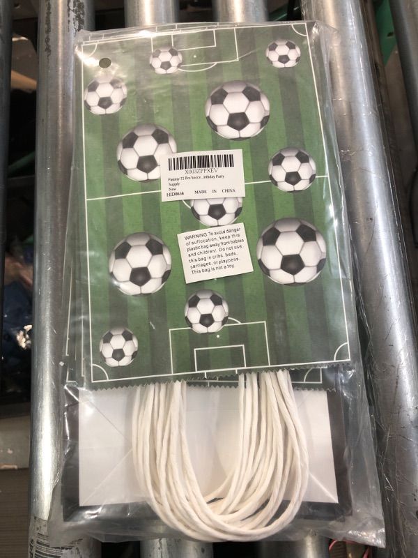 Photo 1 of 72 Pcs Soccer Party Favors Set Soccer Charm Bracelets 