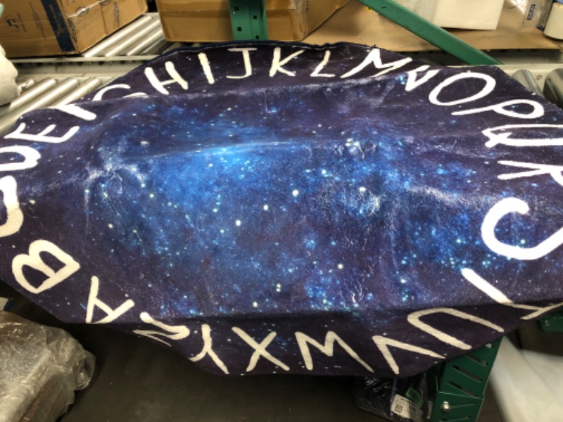 Photo 1 of LIVEBOX Space Round Kids Rug for Boy and Girl,Circle Alphabet Washable