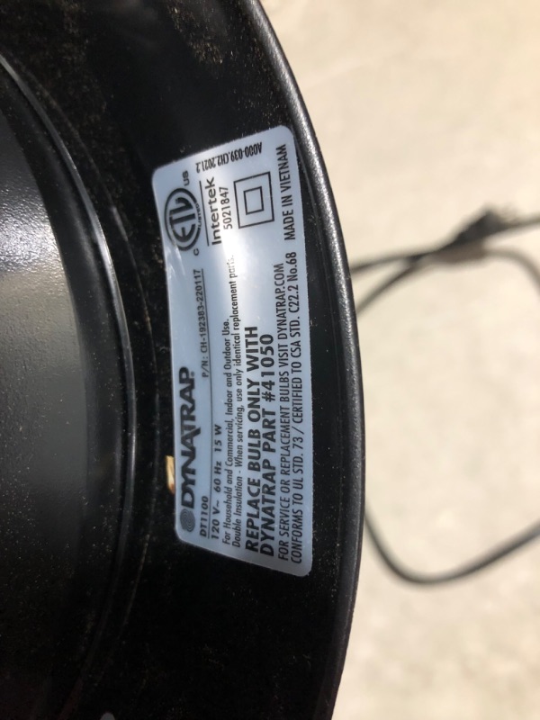 Photo 1 of ***NONREFUNDABLE - NOT FUNCTIONAL - FOR PARTS ONLY - SEE COMMENTS***
DynaTrap DT1100SR Mosquito & Flying Insect Trap with Wall Mount