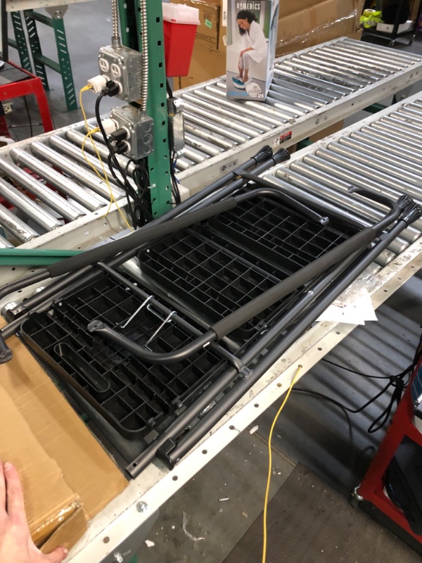 Photo 1 of HBTower 3 Step Ladder with Handrails, Folding Step Stool with Wide Anti-Slip Pedal, 500lbs Sturdy Steel Ladder