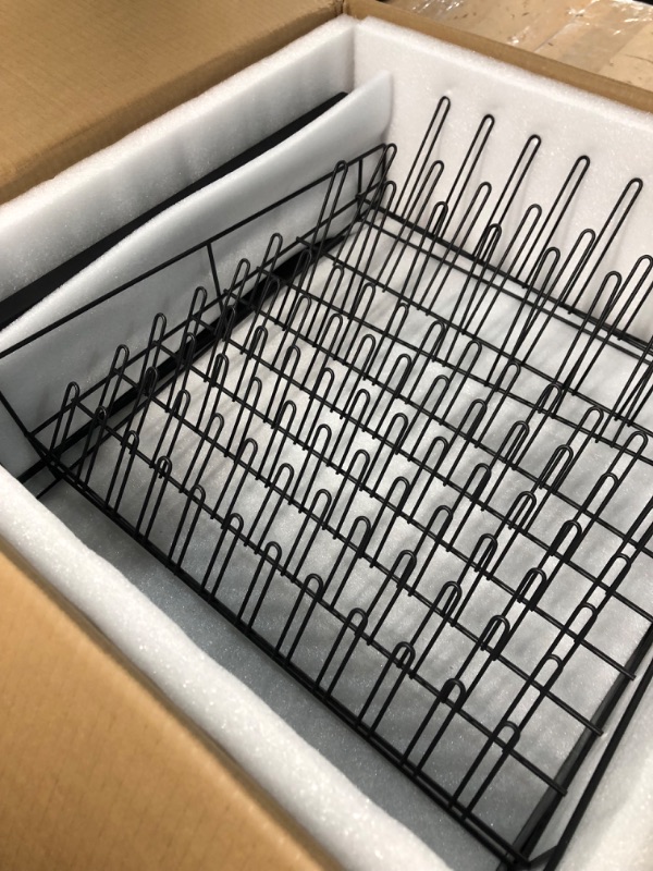 Photo 1 of VEVOR Drying Rack for Lab 90 Pegs Lab Glassware Rack Steel Wire Glassware Drying Rack Wall-Mount