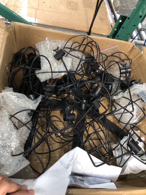 Photo 1 of Freestanding Hats Rack Stand Metal Hats Display Stand with 25 Customizable Circular Hooks for Home or Commercial(Black)