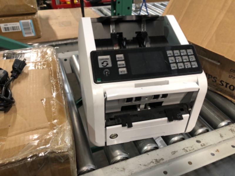 Photo 5 of (sold for parts only) Money Counter Machine Bank Grade, Mixed Denomination Bill Counter with 2CIS Counterfeit Detection 