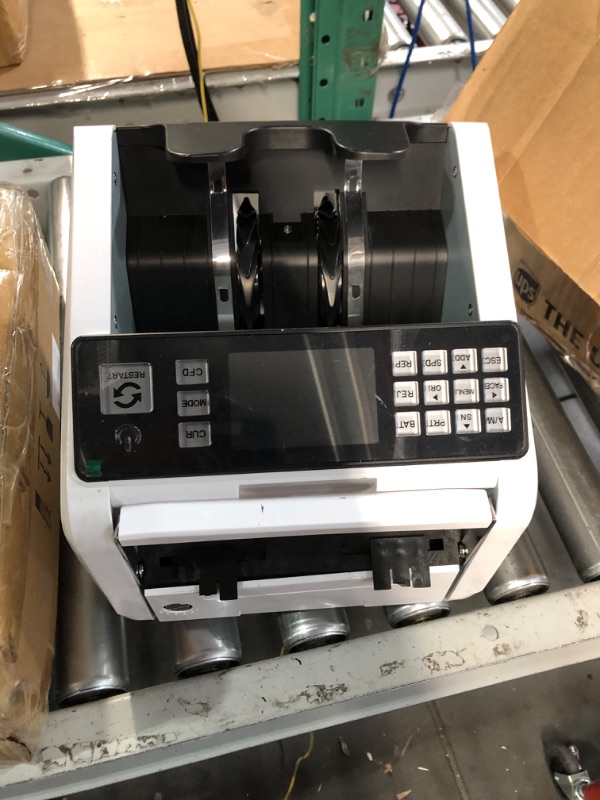 Photo 2 of (sold for parts only) Money Counter Machine Bank Grade, Mixed Denomination Bill Counter with 2CIS Counterfeit Detection 