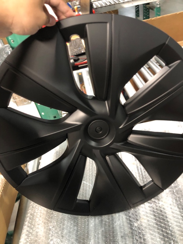 Photo 2 of **NONREFUNDABLE**FOR PARTS OR REPAIR**SEE NOTES**
Limsas Tesla Model Y Wheel Cover Hubcap 19 Inch,Tesla Model Y Accessories, Hubcaps with Four Logos,Set of 4