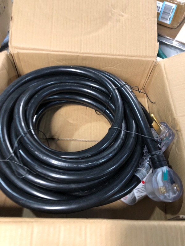 Photo 3 of 50FT 220V 50AMP Welder Extension Cord, 8 Gauge Heavy Duty Industrial NEMA 6-50 Welding Machine Cord with Lighted End for MIG TIG