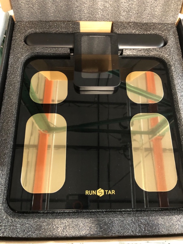 Photo 3 of Runstar Scale for Body Weight and Fat Percentage, 8 Electrodes High Precision Digital Scale for BMI 20 Body  FG2015