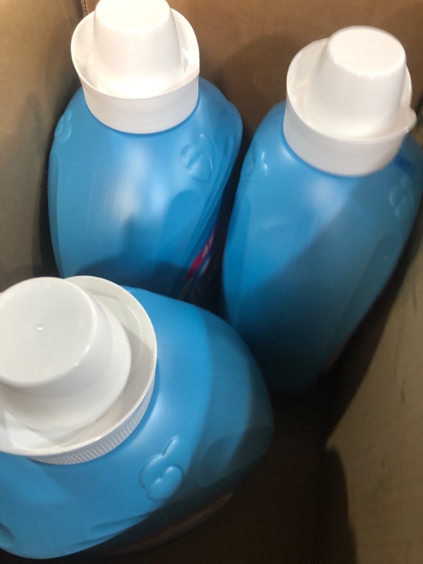 Photo 2 of (Pack of 3) SUAVITEL Fabric Softener, Field Flowers, 408 Loads Total, Laundry Supplies, Long Lasting, 120 Oz Bottle US06517A