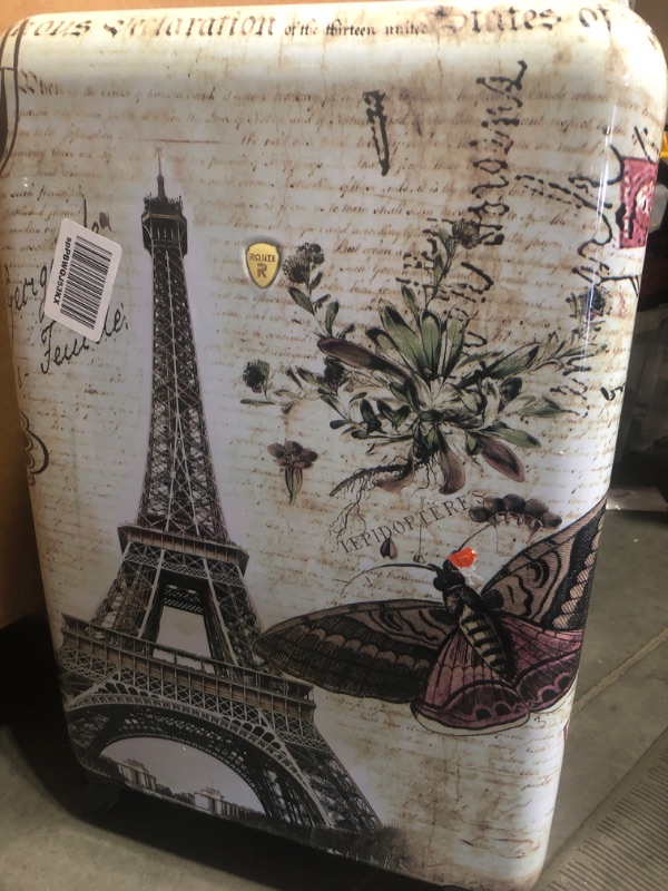 Photo 2 of (see clerk notes) InUSA Paris Print Luggage with Spinner Wheels | Durable Lightweight Hardside Suitcase |