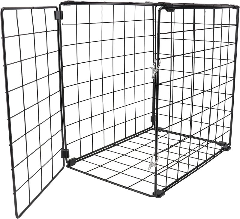 Photo 1 of 1pc Foldable Cat Cage Cat Enclosures Indoor Small Dog Kennel Rabbit Metal Crates Heavy Duty Dog Crate Metal Pet Cage