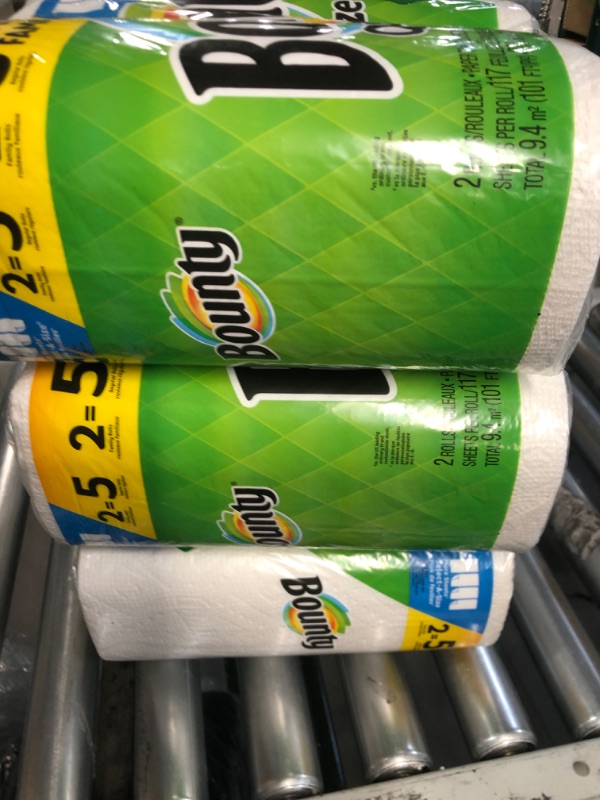 Photo 2 of Bounty Select-A-Size Paper Towels, Print, 3 Pack 6 Rolls White