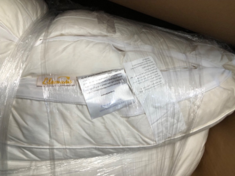 Photo 2 of **SIZE UNKNOWN**
ELEMUSE Mattress Topper for Back Pain, Extra Thick Mattress pad Cover, Plush Soft Pillowtop with Elastic Deep Pocket