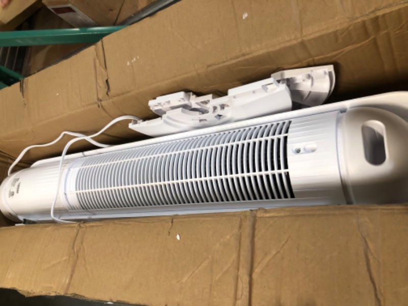 Photo 2 of **PARTS ONLY**
Dreo Nomad One Tower Fan with Remote, 24ft/s Velocity Quiet Cooling Fan, 90° Oscillating Fan with 4 Speeds,White